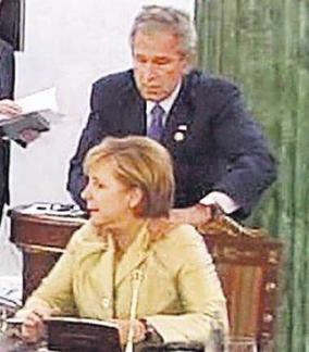 bush-merkel3